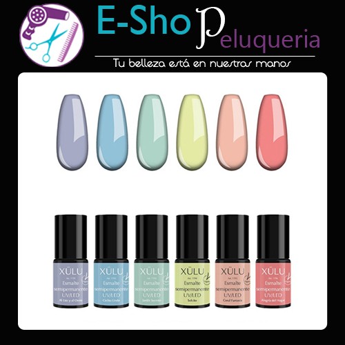 Xúlu Pack X 6 Esmaltes Nail Color Pastel Pop Semipermanente