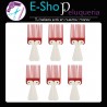 Eurostil Peine Ahuecador Doble Pua Plegable Para Rulos Kit x 6 Unidades