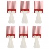 Eurostil Peine Ahuecador Doble Pua Plegable Para Rulos Kit x 6 Unidades