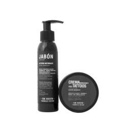 Kit Crema Hidratante + Jabon Post Tatuaje Tattoo Sir Fausto