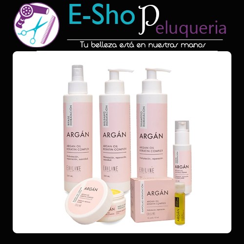Kit Completo Argan Oil Keratin Complex Exiline Profesional