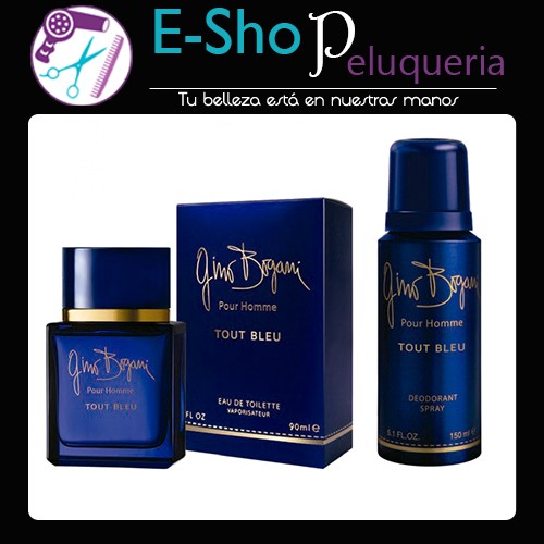 Perfume Hombre Gino Bogani Tout Bleu Edt 90 Ml + Desodorante Kit