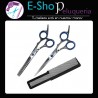 Kit Tijera de Corte + Pulir + Peine Carbono Profesional