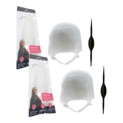 Kit 2 Gorros de Reflejos Claritos Dompel + Aguja