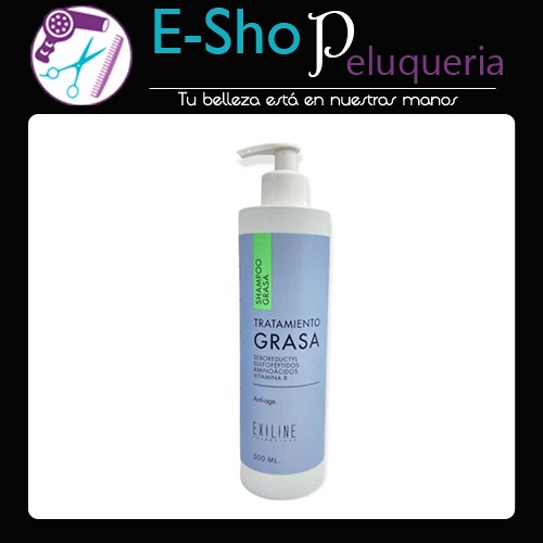 Shampoo Tratamiento Anti Grasa Exiline 500ml