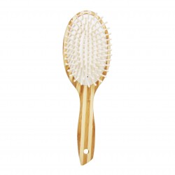 Cepillo De Pelo Paleta Madera De Bamboo C1143