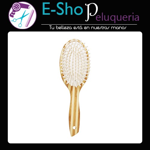 Cepillo De Pelo Paleta Madera De Bamboo C1143