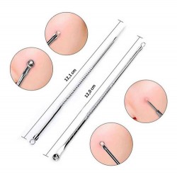 Set De 4 Removedor Extractor De Puntos Negros Comedones Acne