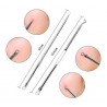 Set De 4 Removedor Extractor De Puntos Negros Comedones Acne