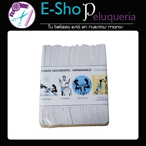 Toallas Descartables Manicuria Podologia Barberia Tintura