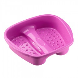 Kit Batea Plastica Bacha De Podologia Pedicuria Para Pies Dompel + Escofina