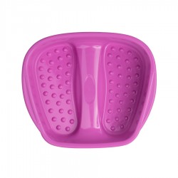 Kit Batea Plastica Bacha De Podologia Pedicuria Para Pies Dompel + Escofina