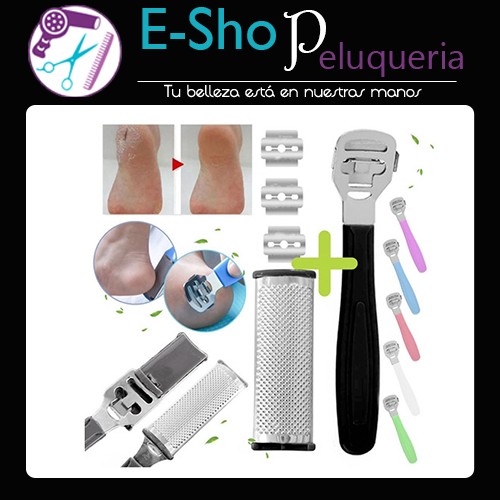 Garlopin Quita Callo Removedor Profesional + Repuesto Filos
