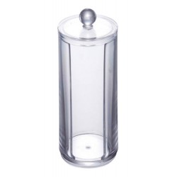 Vaso Acrílico Portademaquillantes Con Tapa Algodonero Jessamy