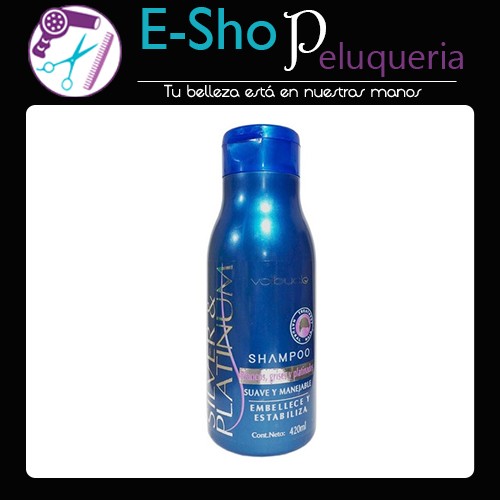 Shampoo para el Pelo Volbucle Silver & Platinum x 420ml