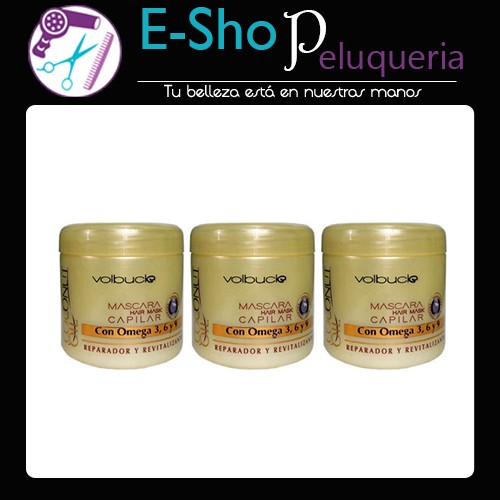 Mascara Capilar Volbucle Coconut Reparador Revitalizante 200grs Kit x 3u