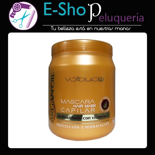 Mascara Capilar Volbucle Argan Oil Antioxidante Vitamina E x 950grs