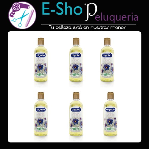 Colonia Perfume Ambre Algabo x 500ml Kit x 6 Unidades
