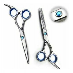 Kit Tijera De Corte + Pulir + Rociador + Peine Barber Barberia