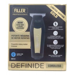 Patillera Trimmer Inalambrica Filler Definide Cordless Gold