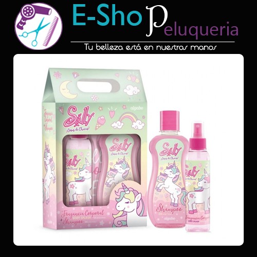 Set Body Splash 125 Ml + Shampoo 200 Ml Sally Algabo
