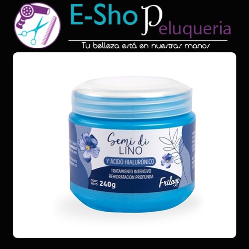 Baño De Crema Semi Di Lino Y Acido Hialuronico Frilayp x 240g