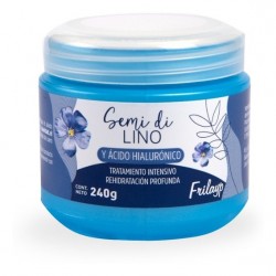 Baño De Crema Semi Di Lino Y Acido Hialuronico Frilayp x 240g Kit x 6