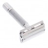 Kit Afeitadora Clasica Profesional Metal Barber Barba Makao + Hojas + Afeitar + Espuma