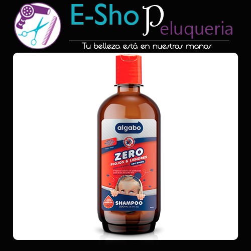 Shampoo para Piojos y Liendres Zero Algabo x 500ml