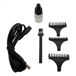 Kit Maquina de Corte Kemei KM-95 + Trimmer Patillera Detailer Kemei KM-100