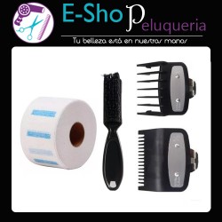 Kit Alzas Premium 0,5 Y 1,5 + Fade Cepillo + Papel Cuello
