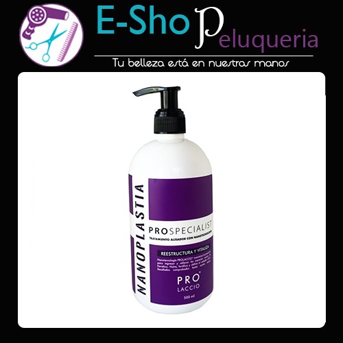 Nanoplastia 500ml Prolaccio Cosmetics Alisado