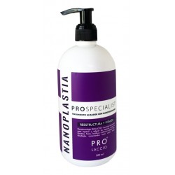 Kit Nanoplastia 500ml Prolaccio Cosmetics Alisado + Shampoo Neutro