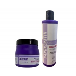 Kit Shampoo + Tratamiento Capilar Nanokeratin 250ml Prolaccio