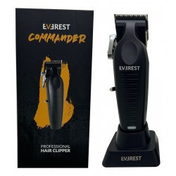 Kit Máquina De Corte Clipper + Patillera Trimmer Everest Commander