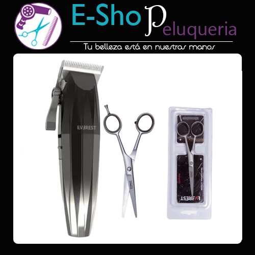 Máquina De Corte Profesional Everest + Tijera Everest Kit