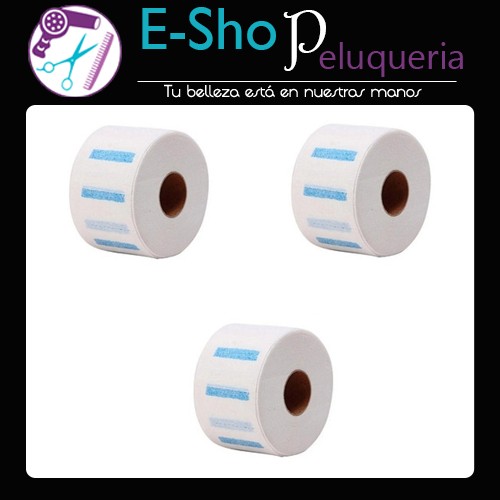 Rollo Papel Cuello Importado Kit X3 Barber Barbería Barbero