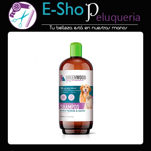 Shampoo Para Perro gato Greenwood 500ml