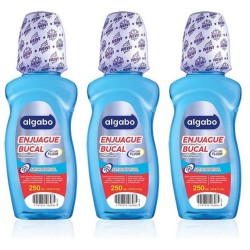 Enguaje Bucal Artic Menthol X 250ml Algabo Kit x 3