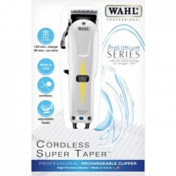 MAQUINA DE CORTE PROFESIONAL  WAHL SUPER TAPER CORDLESS INALAMBRICA