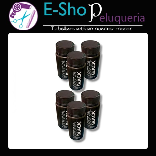Polvo Texturizador Original Black Matte Barber Barbero Kit x 6