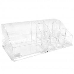 Organizador De Acrílico Para Maquillaje Cosméticos Jessamy 9 Divisiones