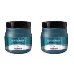 Baño de Crema Mascara Reparador Celulas Madres Belanova 250ml Kit x2