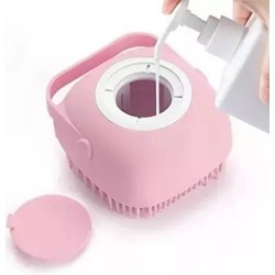 Esponja De Baño Para Mascotas Con Dispenser De Shampoo