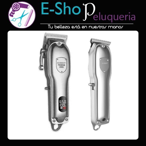 Everest Maquina de Corte + Patillera Premium Label Cordless Kit