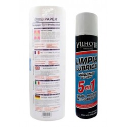 Kit Papel Cuello Barber Barberia Peluqueria + Aceite 5 En 1