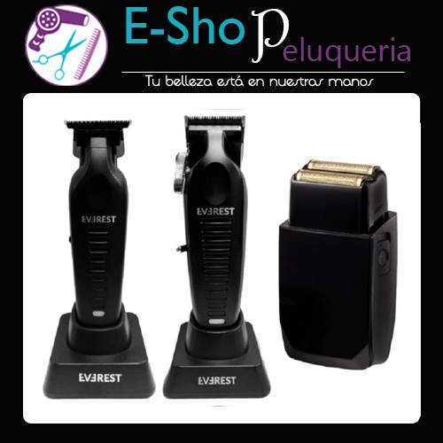 Kit Maquinas De Corte Y Afeitadora - Everest Black