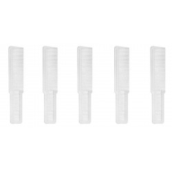 Peine Para Maquina De Corte Profesional Barberia Barber Blanco Kit x 5