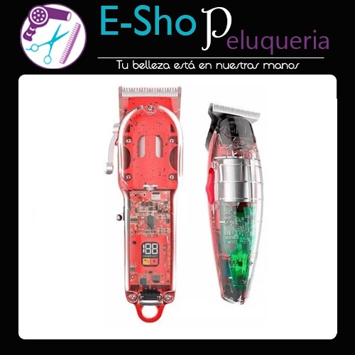 Maquina Clipper Intense & Patillera Trimmer Sharp Kit Everest