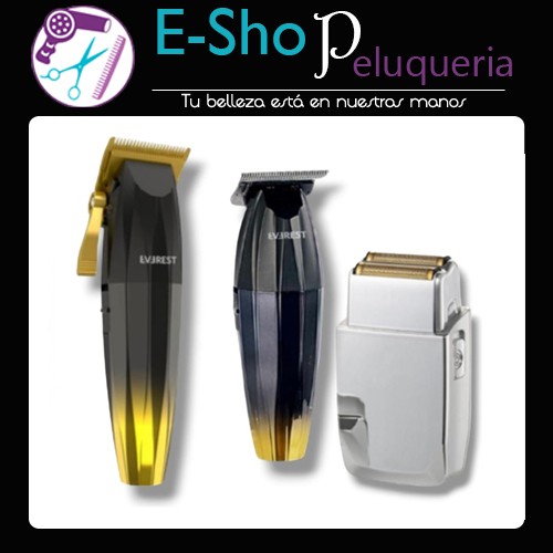 Kit Everest Clipper Premium+ patillera + shaver Profesional